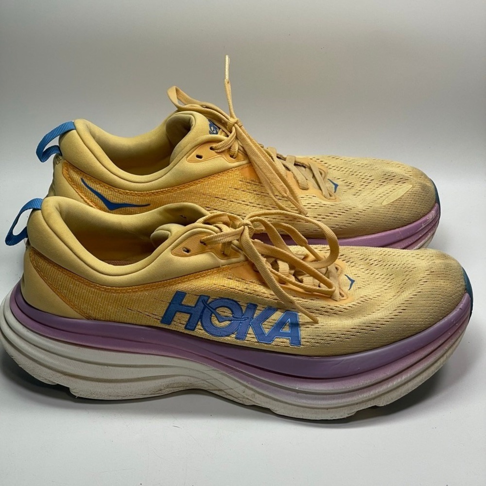 Hoka Bondi 8 Running Shoes Cushioned Comfort Athletic‎ Sneakers Size 10.5B
